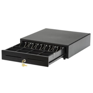 Денежный ящик Атол CD-410, черный 5217